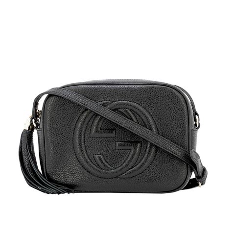 borsa gucci donna pelle nera|borse tracolla donna Gucci.